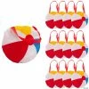 Cheap 🔥 12" x 12" Medium Beach Ball-Shaped Nonwoven Tote Bags -12 Pc. 💯