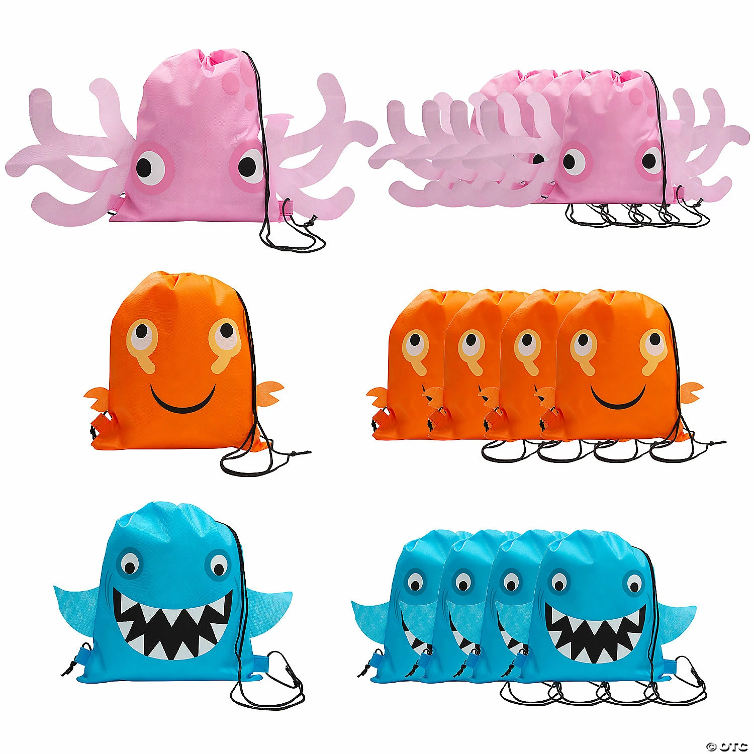 Discount βοΈ 12" x 15" Medium Sea Animal Nonwoven Drawstring π Backpacks - 12 Pc. π₯° 3 Discount βοΈ 12" x 15" Medium Sea Animal Nonwoven Drawstring π Backpacks - 12 Pc. π₯°