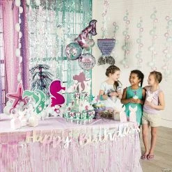 Cheap ⌛ 13.5" Mermaid Sparkle Bubble Hanging Decorations - 6 Pc. 🛒 -Deals Supplies Store 13 5 mermaid sparkle bubble hanging decorations 6 pc 13830568 a02