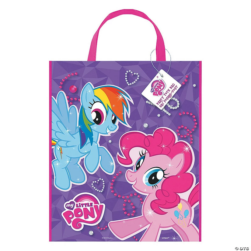 Coupon 😍 13" x 11" Medium My Little Pony™ Magic Plastic Tote Bag ✨ 3 Coupon 😍 13" x 11" Medium My Little Pony™ Magic Plastic Tote Bag ✨
