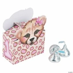 Wholesale 🤩 1st 🎂 Birthday Cheetah Favor Boxes - 12 Pc. 👍
