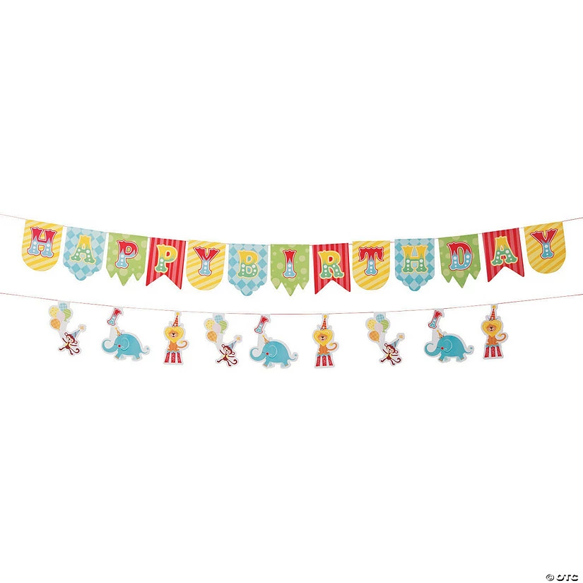 Outlet π 1st π₯³ Birthday Circus Garland - 2 Pc. π 3 Outlet π 1st π₯³ Birthday Circus Garland - 2 Pc. π