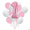 Budget 🌟 1st 🎂 Birthday Pink Balloon Bouquet - 26 Pc. 😍 -Deals Supplies Store 1st birthday pink balloon bouquet 26 pc 13966779