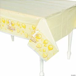 Cheap 😀 1st 🥳 Birthday Plastic Tablecloth ⭐