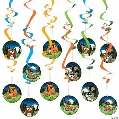 Cheap 🛒 29" Camp Adventure Hanging Swirl Decorations - 12 Pc. ❤️