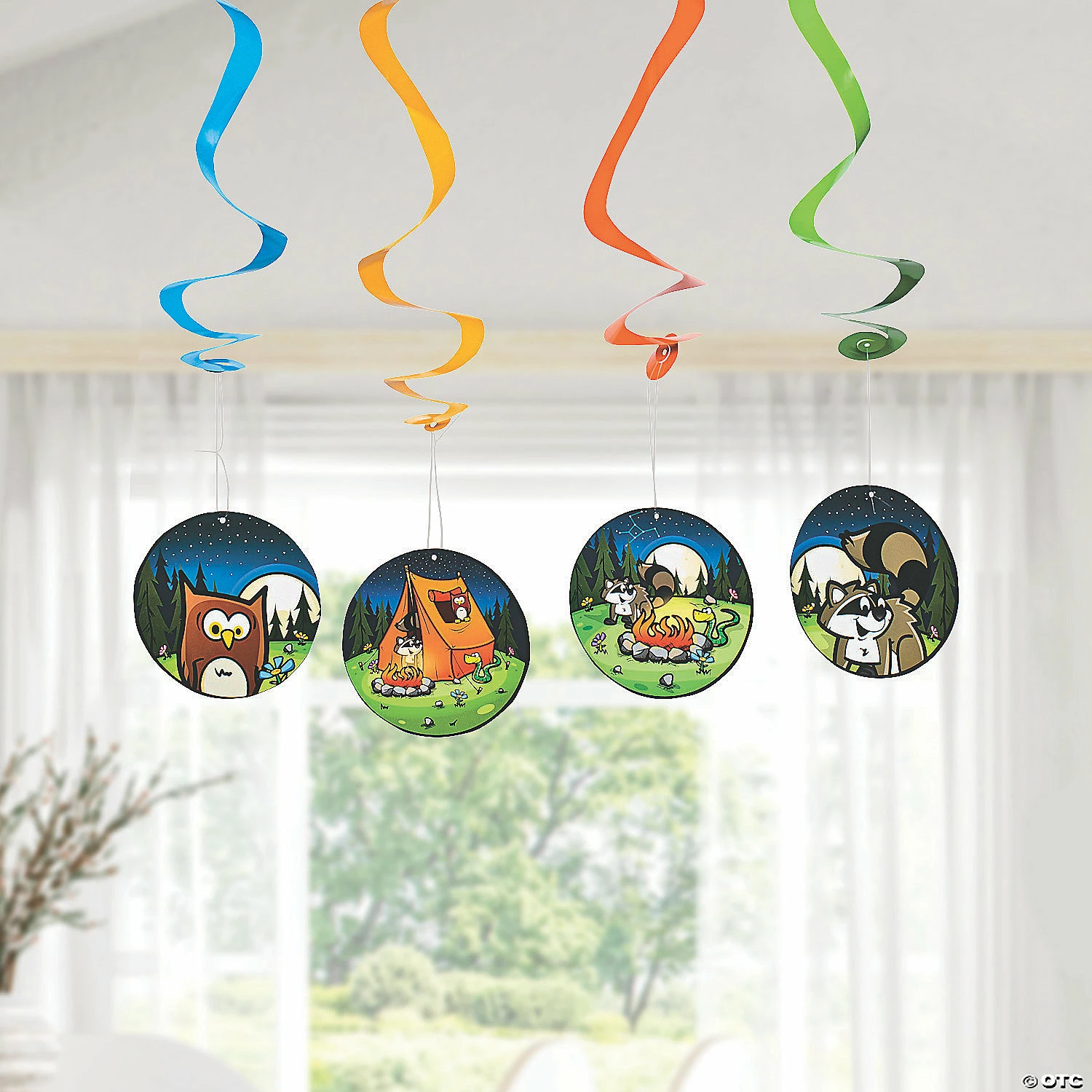 Cheap ๐ 29" Camp Adventure Hanging Swirl Decorations - 12 Pc. โค๏ธ 5 Cheap ๐ 29" Camp Adventure Hanging Swirl Decorations - 12 Pc. โค๏ธ - Image 3