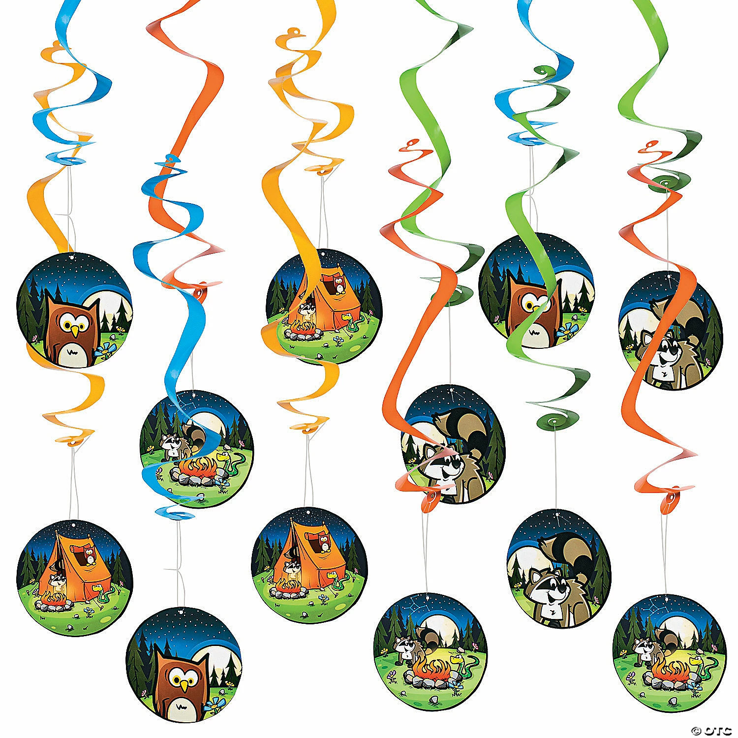 Cheap ๐ 29" Camp Adventure Hanging Swirl Decorations - 12 Pc. โค๏ธ 3 Cheap ๐ 29" Camp Adventure Hanging Swirl Decorations - 12 Pc. โค๏ธ
