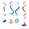 Coupon 🎉 30" Little Sailor Hanging Swirl Decorations - 12 Pc. 😀 -Deals Supplies Store 30 little sailor hanging swirl decorations 12 pc 70 8856