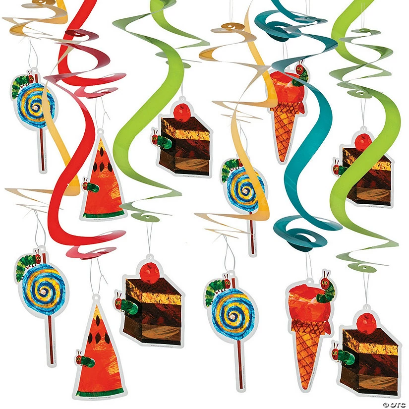 New 🛒 32" The Very Hungry Caterpillar™ Hanging Swirl Decorations - 12 Pc. 🔥 3 New 🛒 32" The Very Hungry Caterpillar™ Hanging Swirl Decorations - 12 Pc. 🔥