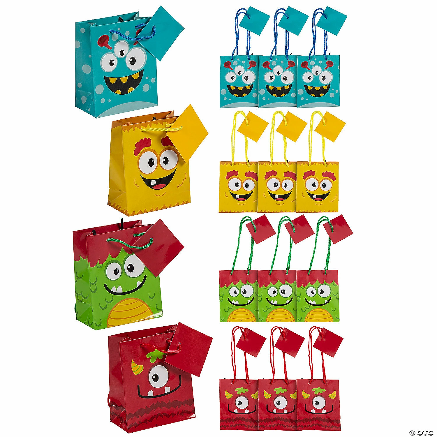 Best Pirce π― 4 1/4" x 5 1/2" Small Monster Paper Gift Bags with Tags - 12 Pc. π€© 3 Best Pirce π― 4 1/4" x 5 1/2" Small Monster Paper Gift Bags with Tags - 12 Pc. π€©