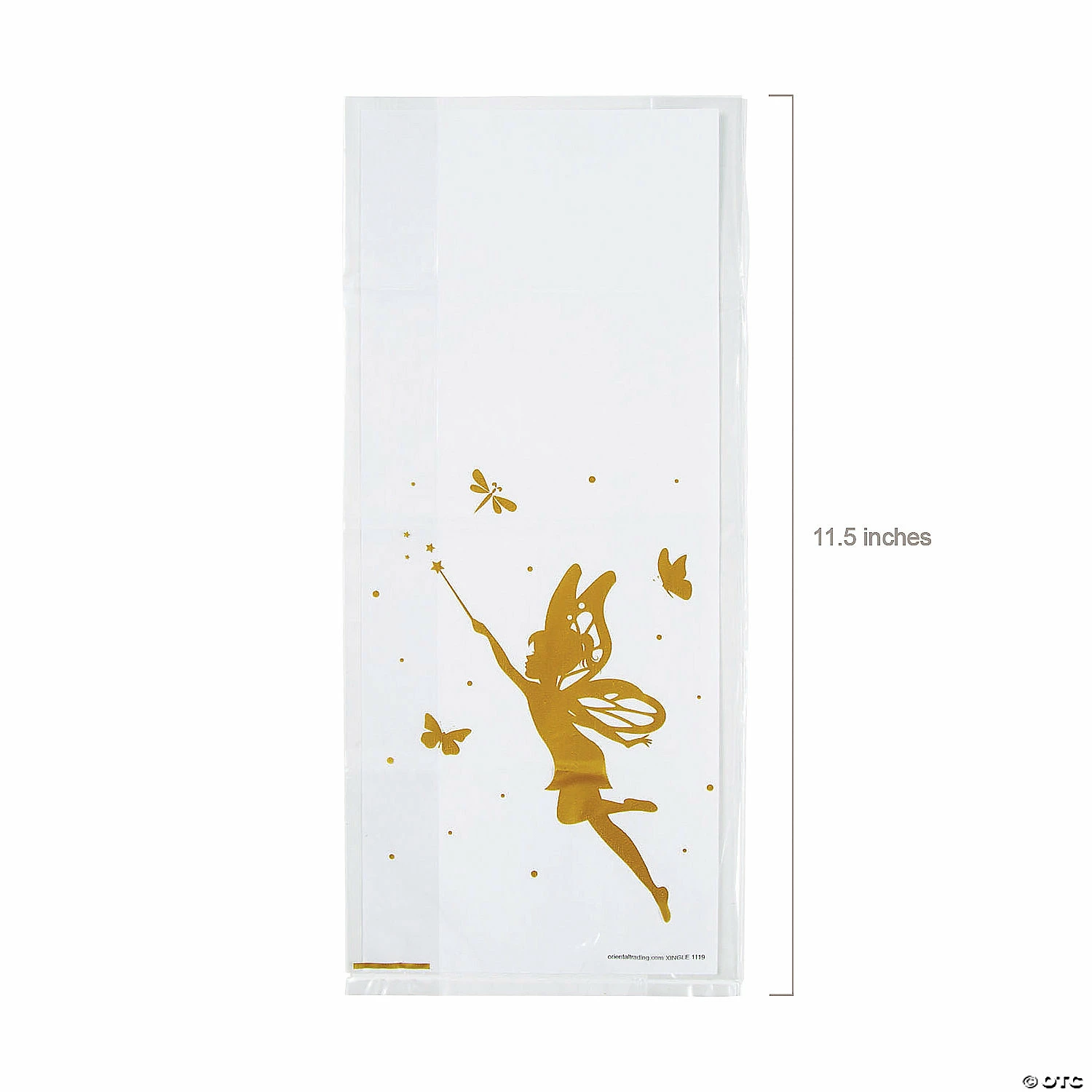 Best deal โ๏ธ 5" x 2 1/2" x 11 1/2" Medium Fairy Cellophane Treat Bags - 12 Pc. ๐ 4 Best deal โ๏ธ 5" x 2 1/2" x 11 1/2" Medium Fairy Cellophane Treat Bags - 12 Pc. ๐ - Image 2