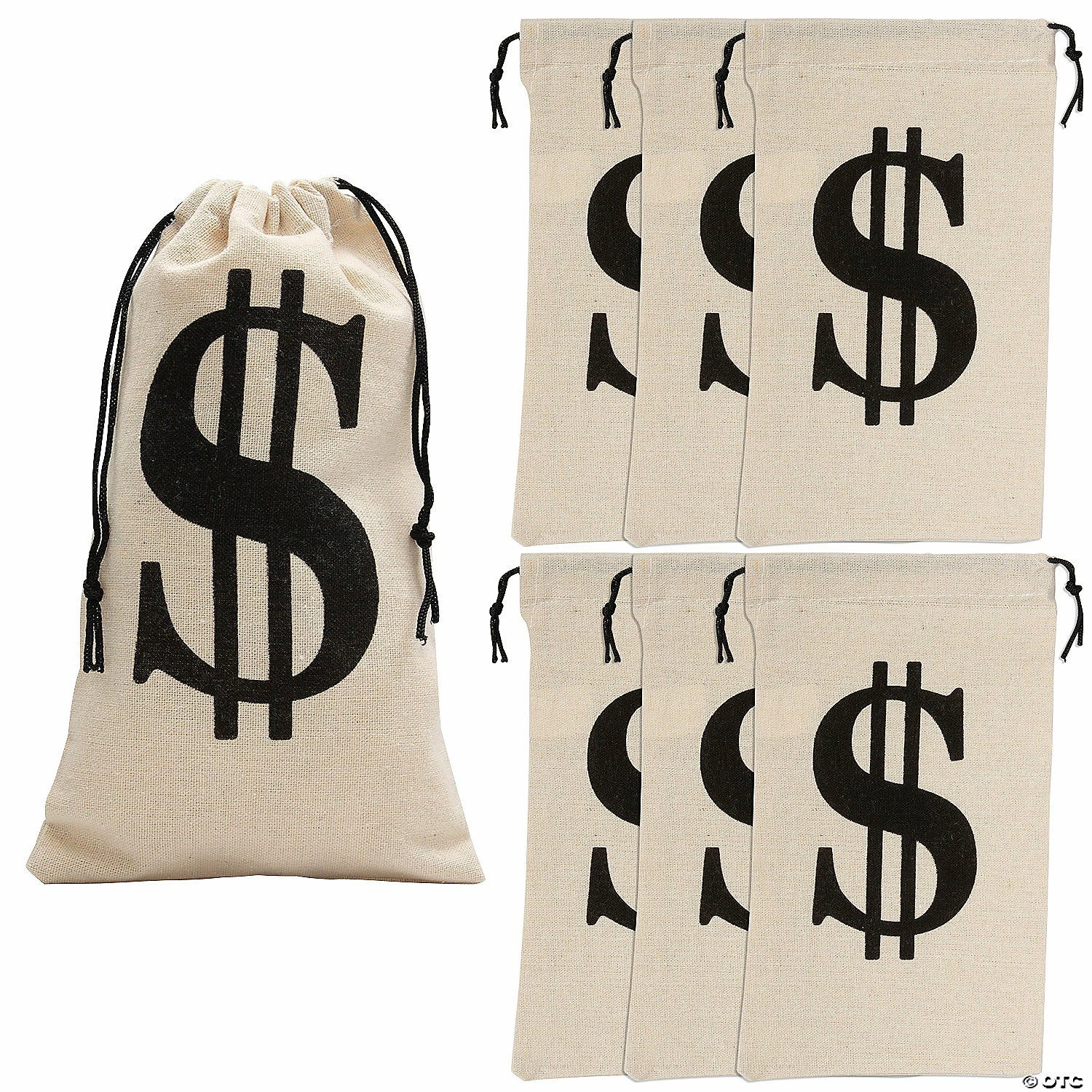Cheapest ๐ 6" x 10" Large Dollar Sign Canvas Drawstring Bags - 6 Pc. ๐ฅฐ 3 Cheapest ๐ 6" x 10" Large Dollar Sign Canvas Drawstring Bags - 6 Pc. ๐ฅฐ
