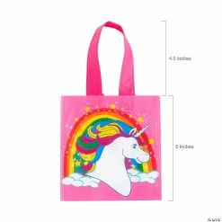 Best Sale 🎉 6" x 6" Mini Nonwoven Unicorn Tote Bags - 12 Pc. 😀 -Deals Supplies Store 6 x 6 mini nonwoven unicorn tote bags 12 pc 14 1758 a01