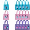 Best Pirce 👏 6" x 6" Mini Spa Party Nonwoven Tote Bags - 12 Pc. 💯
