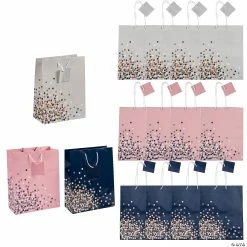 Top 10 ⌛ 8" x 9" Confetti Design Paper Gift Bags - 12 Pc. ⭐