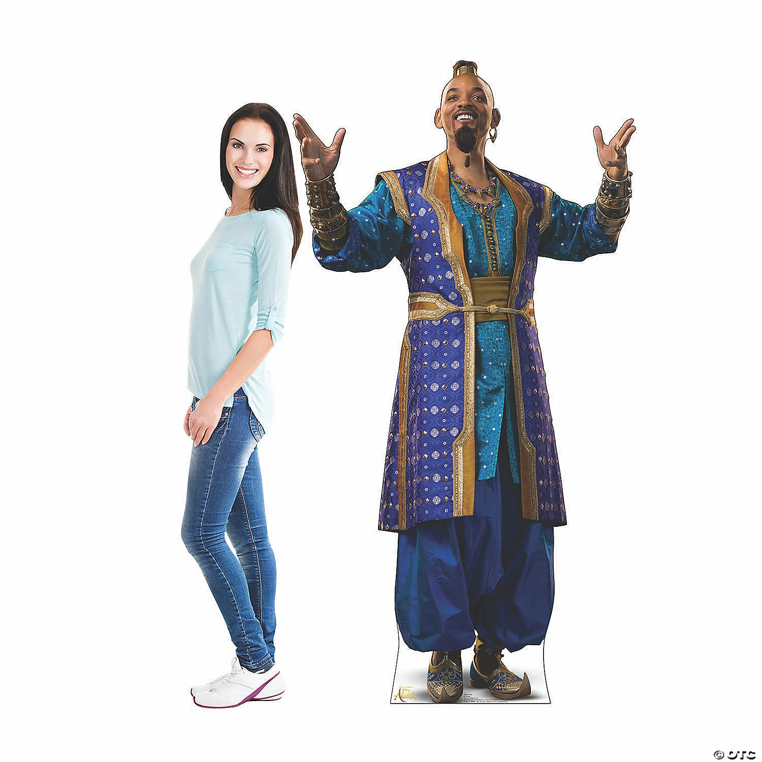Cheapest 😀 Aladdin™ Live Action Genie Life-Size Cardboard Stand-Up ⌛ 4 Cheapest 😀 Aladdin™ Live Action Genie Life-Size Cardboard Stand-Up ⌛ - Image 2