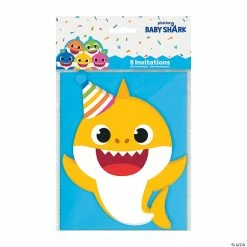 Deals 🛒 Baby Shark Invitations - 8 Pc. 👍
