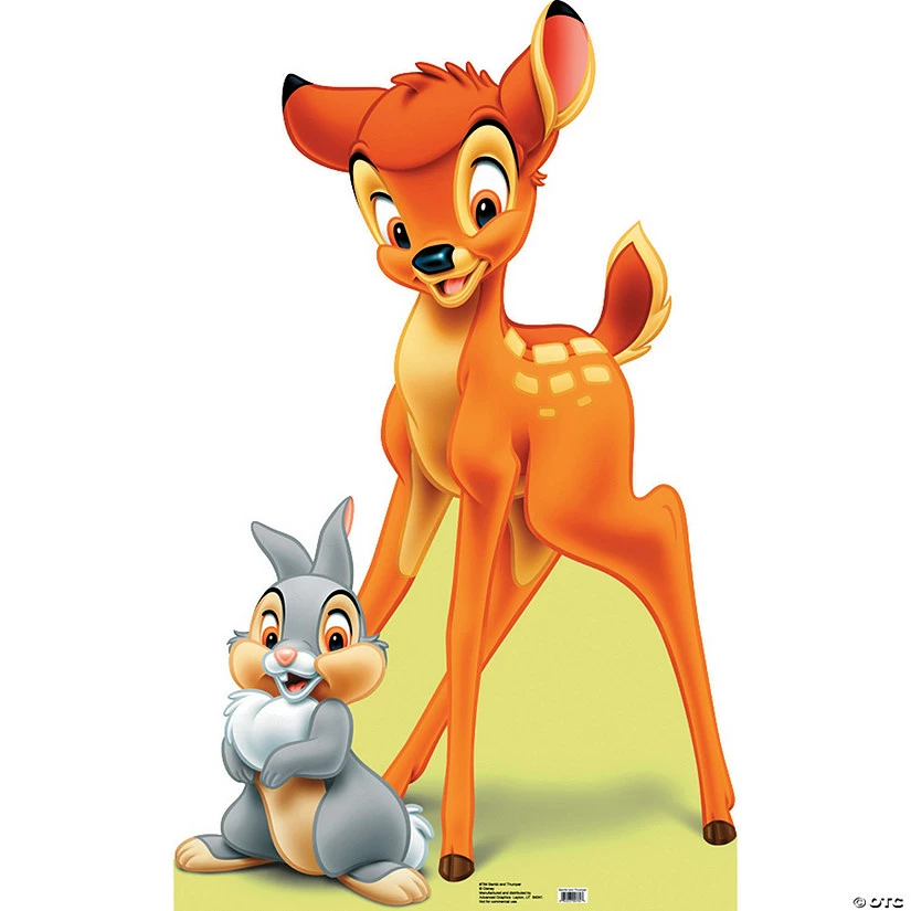 Outlet ๐งจ Bambi And Thumper Life-Size Cardboard Stand-Up โค๏ธ 3 Outlet ๐งจ Bambi And Thumper Life-Size Cardboard Stand-Up โค๏ธ