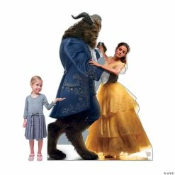 Wholesale 👏 Beauty & the Beast™ Belle & the Beast Life-Size Cardboard Stand-Up 🤩