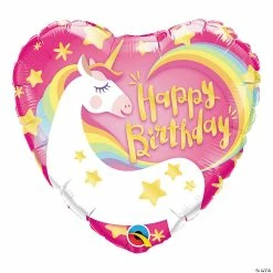 Hot Sale 👏 Birthday Magical Unicorn 18" Mylar Balloon ✔️