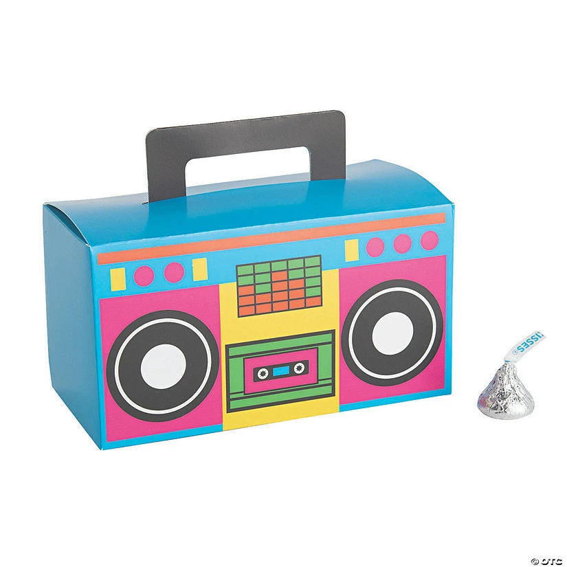 Hot Sale ✔️ Boom Box Favor Boxes - 12 Pc. ⌛ 3 Hot Sale ✔️ Boom Box Favor Boxes - 12 Pc. ⌛