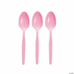 Brand new 😀 Bulk Solid Color Plastic Spoons - 50 Ct. 🥰