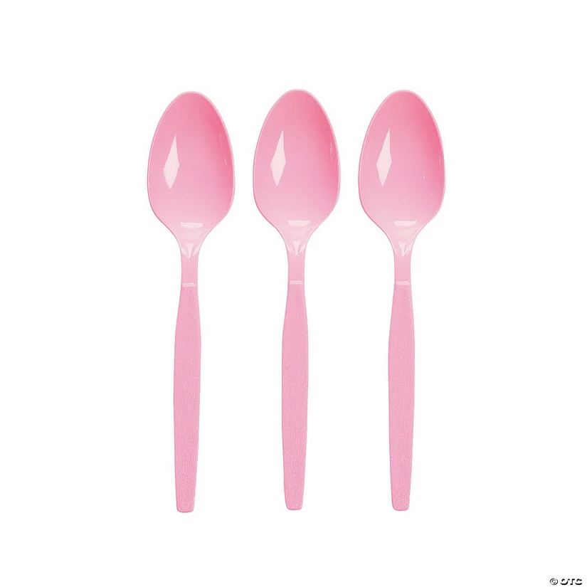Brand new 😀 Bulk Solid Color Plastic Spoons - 50 Ct. 🥰 3 Brand new 😀 Bulk Solid Color Plastic Spoons - 50 Ct. 🥰