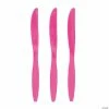 Deals 👍 Bulk Solid Color Plastic Knives - 50 Ct. 💯 -Deals Supplies Store bulk hot pink plastic knives 50 ct 70 1503