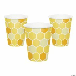 Outlet ❤️ Bumblebee Party Yellow Paper Cups - 8 Pc. ❤️