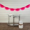 Discount 😀 Semi Fanburst Tissue Paper Garlands ❤️ -Deals Supplies Store candy pink semi fanburst tissue paper garland13964217