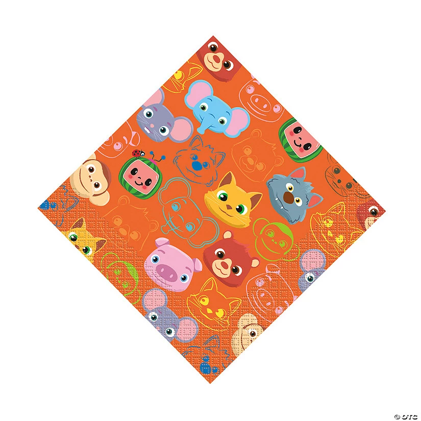 Cheap π― CoComelon Paper Luncheon Napkins - 16 Ct. βοΈ 3 Cheap π― CoComelon Paper Luncheon Napkins - 16 Ct. βοΈ