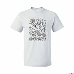 Flash Sale ⌛ Color Your Own Gonna Party 🥳 Birthday Party Youth T-Shirt 🔥