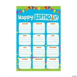 Coupon ✨ Colorful 🥳 Birthday Chart Poster ❤️