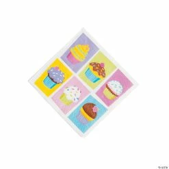 Discount 😀 Cupcake Sprinkles Beverage Napkins - 16 Pc. ✨