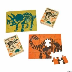 Flash Sale 🔥 Dino Dig Puzzles - Set of 12 🔔