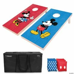Discount 🧨 Disney Mickey & Minnie Regulation Size Cornhole Set by GoSports - Includes 8 Bean Bags and Portable Carrying Case 👍