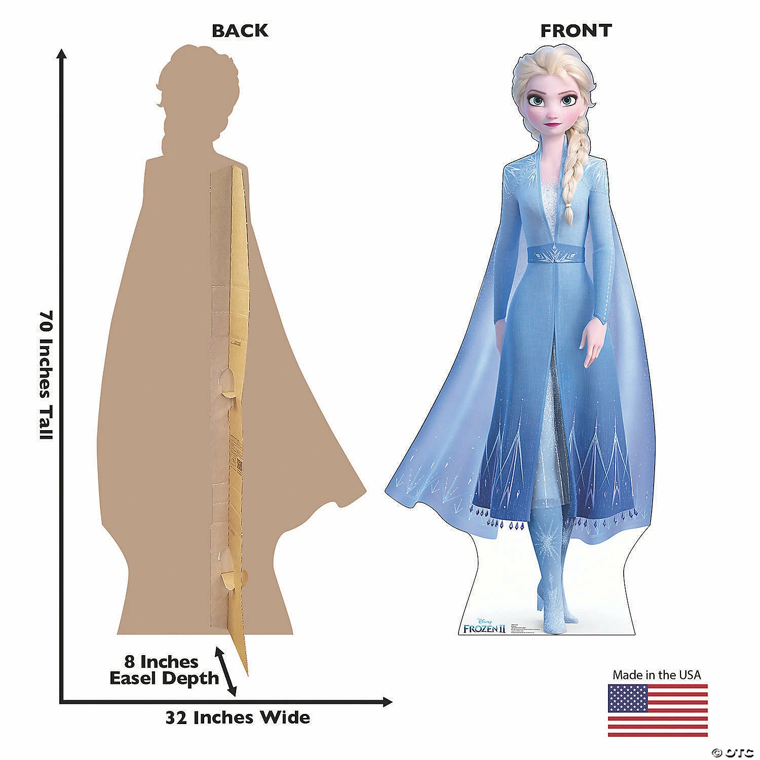 Best Pirce 🧨 Disney’s Frozen II Elsa Life-Size Cardboard Stand-Up 🔥 4 Best Pirce 🧨 Disney’s Frozen II Elsa Life-Size Cardboard Stand-Up 🔥 - Image 2