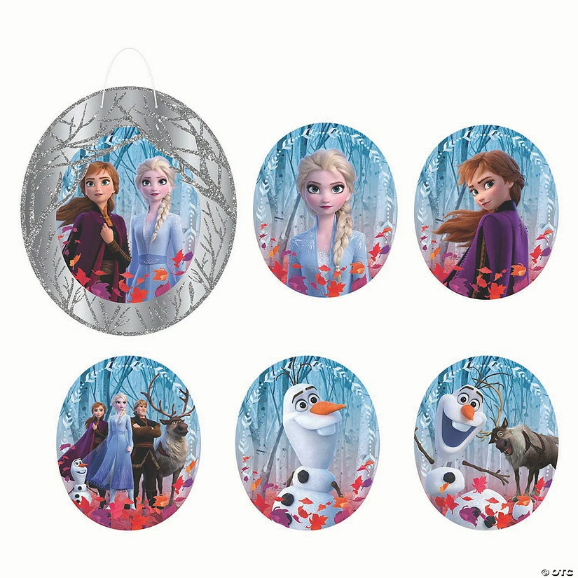 Flash Sale ๐ Disneyโs Frozen II Glitter Wall Frame & Cutouts - 7 Pc. โญ 3 Flash Sale ๐ Disneyโs Frozen II Glitter Wall Frame & Cutouts - 7 Pc. โญ