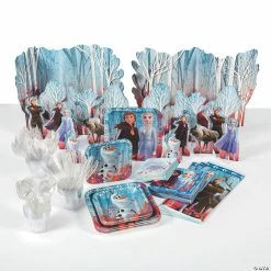 Outlet 😍 Disney’s Frozen II Movie Tableware Kit for 24 Guests 😀