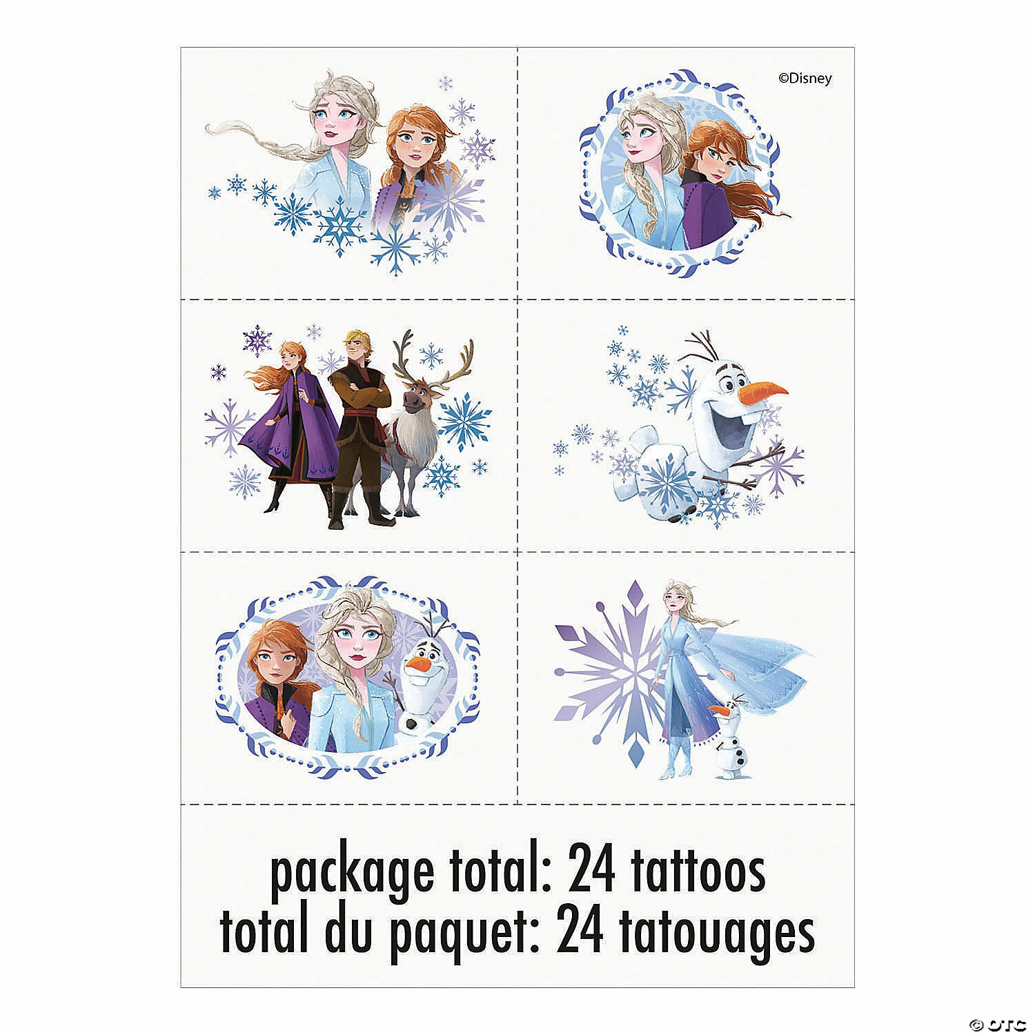Hot Sale ๐ Disneyโs Frozen II Temporary Tattoos - 24 Pc. ๐ 4 Hot Sale ๐ Disneyโs Frozen II Temporary Tattoos - 24 Pc. ๐ - Image 2