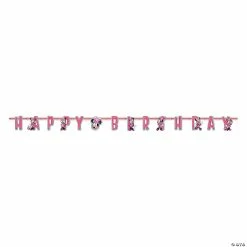 Promo 🧨 Disney’s Minnie Mouse Jointed Happy 🥳 Birthday Banner 🔔