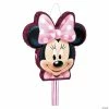Buy 😍 Disney’s Minnie Mouse Pull-String Piñata 🎉 -Deals Supplies Store disney s minnie mouse pull string pi ata13958715