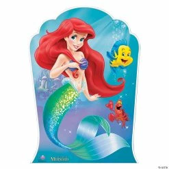 Flash Sale 👏 Disney’s The Little Mermaid™ Ariel & Friends Life-Size Cardboard Stand-Up 💯