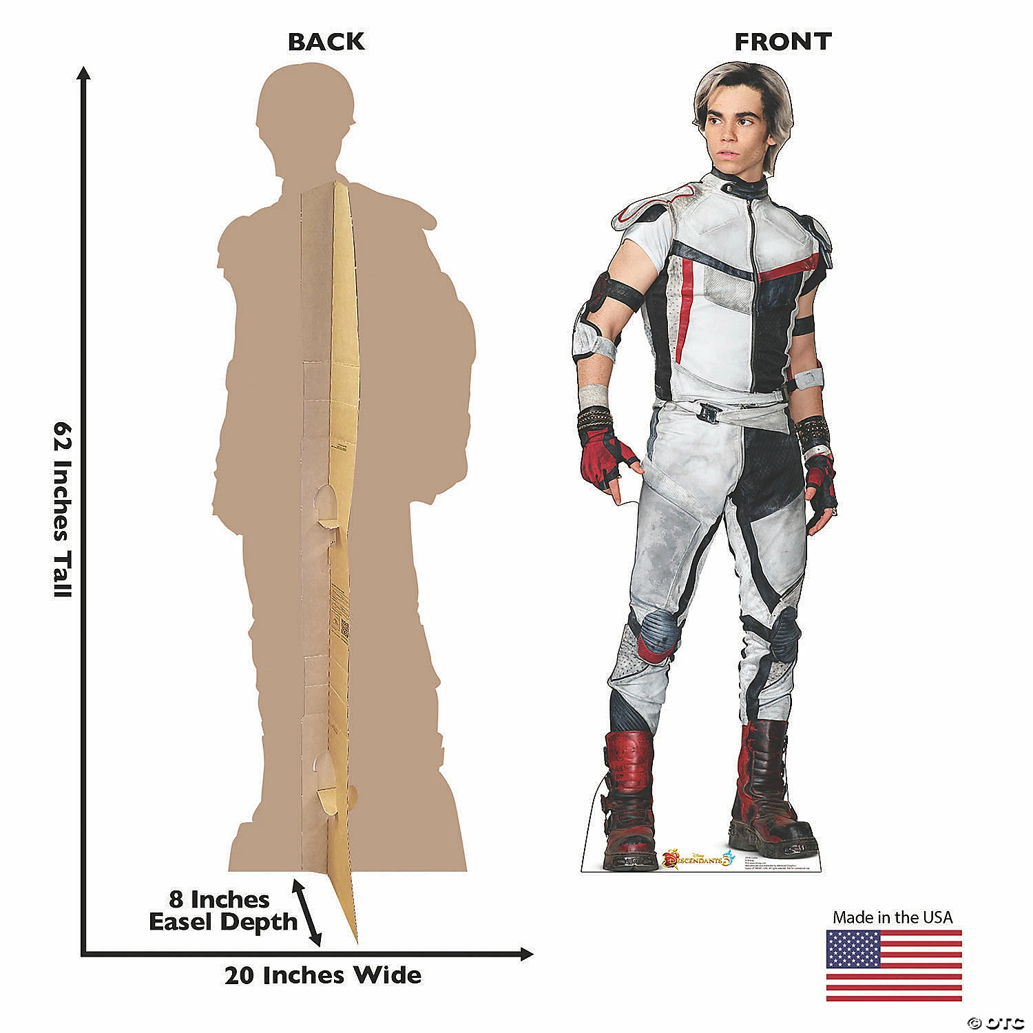 New 🎉 Disney® Descendants 3 Carlos Life-Size Cardboard Stand-Up 🧨 5 New 🎉 Disney® Descendants 3 Carlos Life-Size Cardboard Stand-Up 🧨 - Image 3