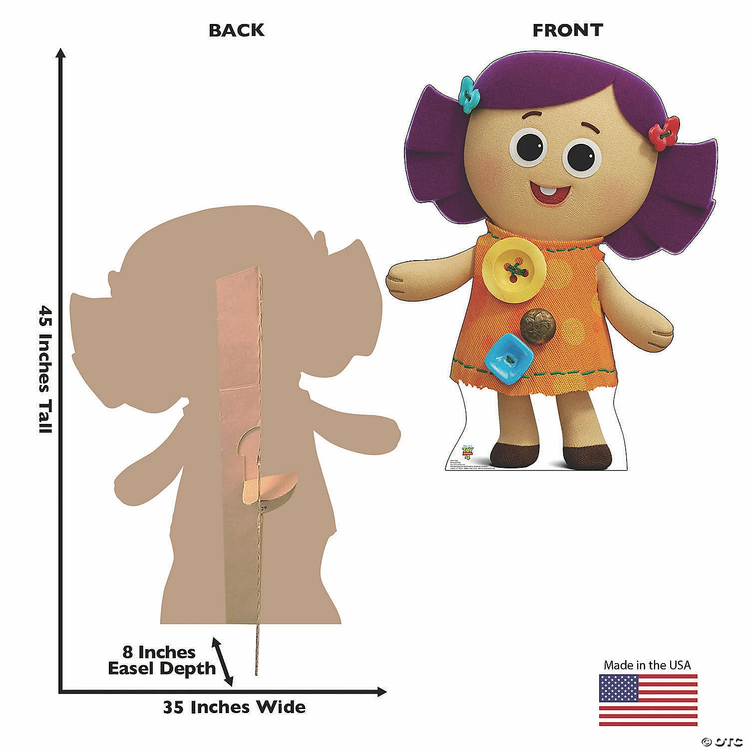 Wholesale βοΈ Disney Toy Story 4β’ Dolly Life-Size Cardboard Stand-Up π 5 Wholesale βοΈ Disney Toy Story 4β’ Dolly Life-Size Cardboard Stand-Up π - Image 3