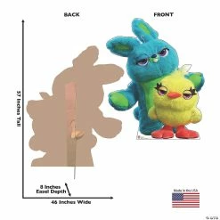Cheap 🛒 Disney Toy Story 4™ Ducky & Bunny Life-Size Cardboard Stand-Up 🎉 -Deals Supplies Store disney toy story 4 ducky and bunny life size cardboard stand up13944961 a02