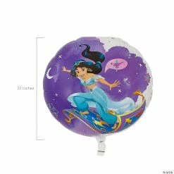 Cheapest 🤩 Disney's Aladdin™ Princess Jasmine 22" Latex Bubble Balloon 👍 -Deals Supplies Store disneys aladdin princess jasmine 22 latex bubble balloon13930350 a01