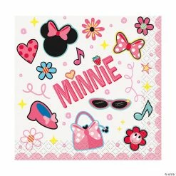 Budget ⭐ Disney's Minnie Mouse Beverage Napkins - 16 Pc. ❤️