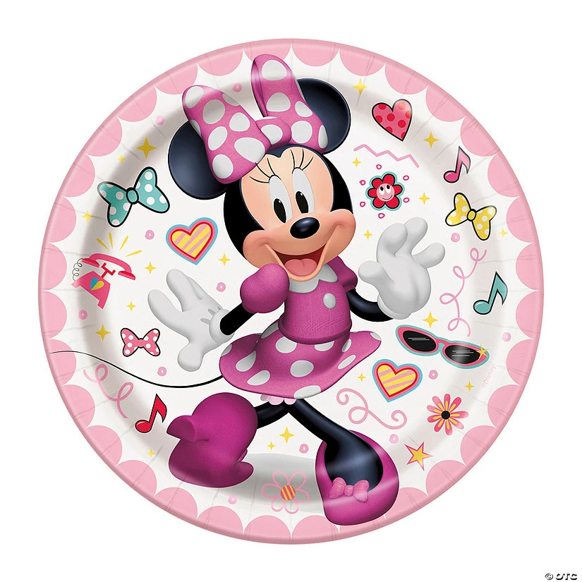 Promo π Disney's Minnie Mouse Paper Dessert Plates - 8 Ct. π 3 Promo π Disney's Minnie Mouse Paper Dessert Plates - 8 Ct. π