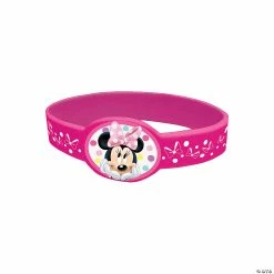 Buy 😉 Disney's Minnie Mouse Rubber Bracelets - 4 Pc. 😍 -Deals Supplies Store disneys minnie mouse rubber bracelets 4 pc 13958710 a01